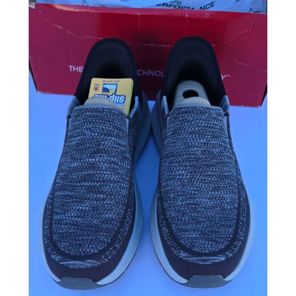 Skechers Slip Ins Men 10.5 Wide Relaxed Fit Lightweight Mesh Casual Shoes - Picture 5 of 8